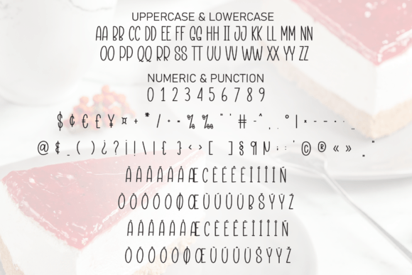 Cheese Cake Font - Preview 6