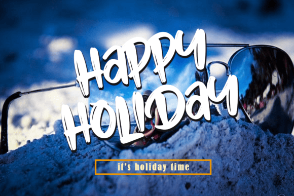 Christmas Halloween Font PNG with transparent background - Preview 2