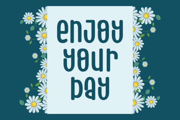 Clush Daisy Font PNG with transparent background - Preview 1