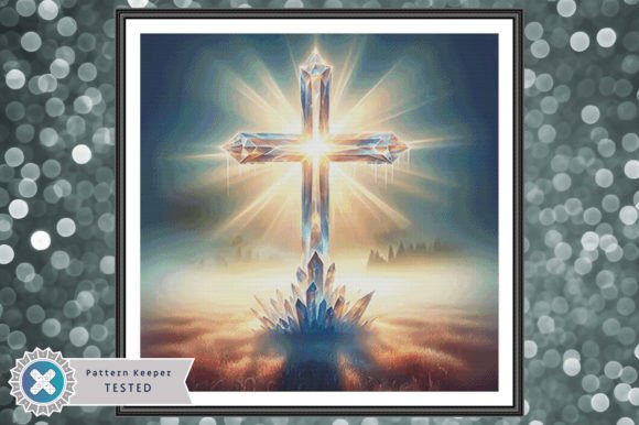 Crystal Christian Cross Stitch Pattern