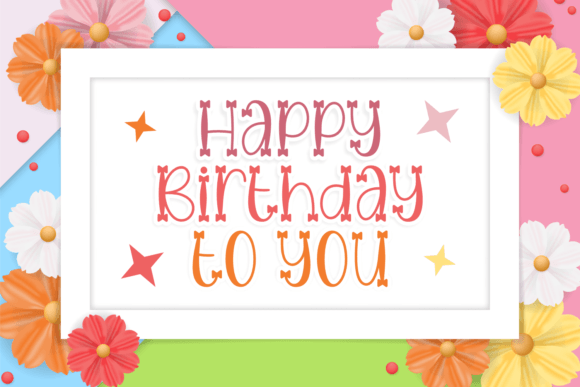Cute Ribbon Font PNG with transparent background - Preview 2