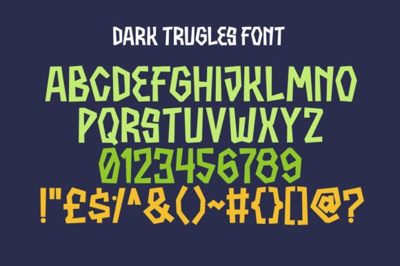 Dark Trugles Font - Preview 2