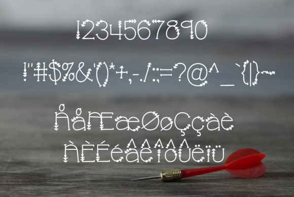 Dart Font - Preview 2