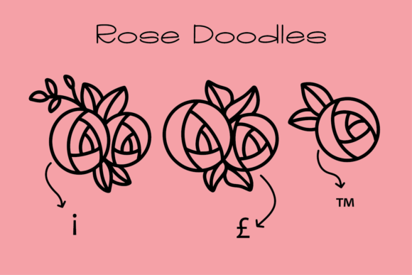 Eden Rose Font PNG with transparent background - Preview 3