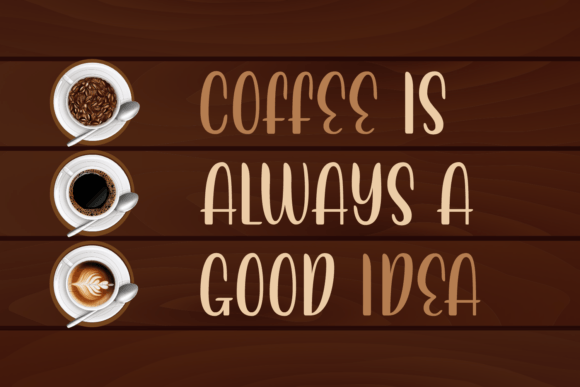 Enjoy Coffee Font - Preview 2
