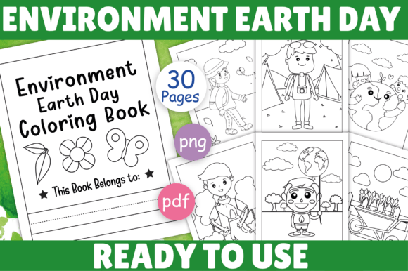 Environment Earth Day Coloring Pages