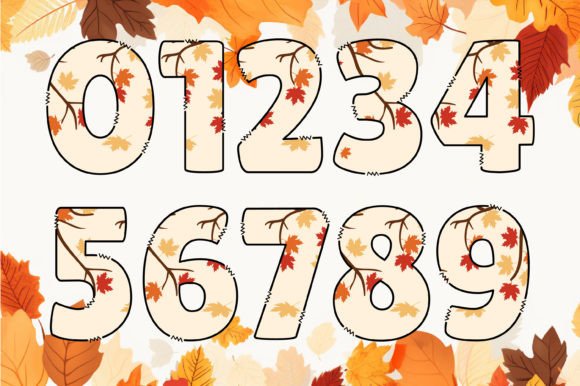 Falling Leaves Font - Preview 2