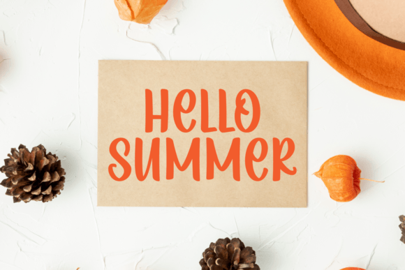 Favorite Beachy Font PNG with transparent background - Preview 2