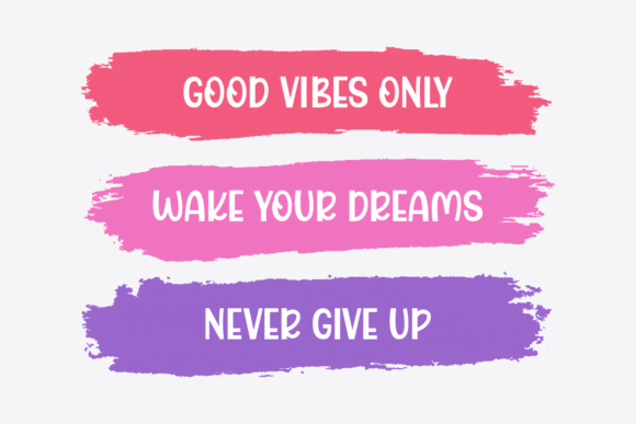 Friday Notes Font PNG with transparent background - Preview 3