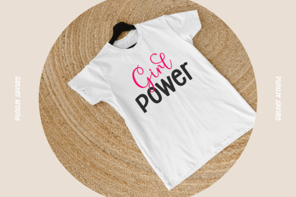 Gather Around Font PNG with transparent background - Preview 3
