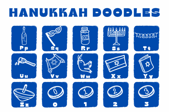 Hanukkah Doodles Font - Preview 2