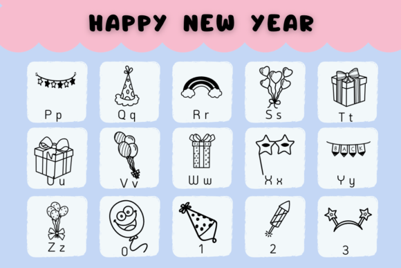 Happy New Year Font - Preview 2