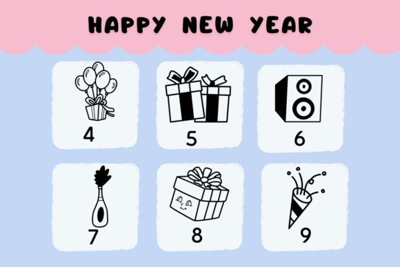 Happy New Year Font - Preview 3