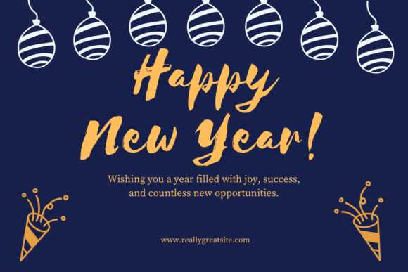 Happy New Year Font - Preview 5
