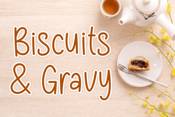 Homemade Croissants Font PNG with transparent background - Preview 1