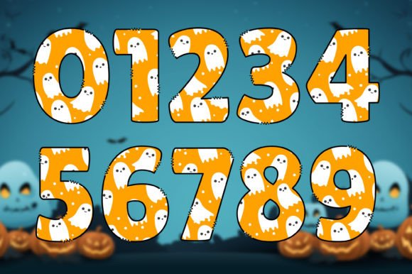 Joyful Ghost Font PNG with transparent background - Preview 2