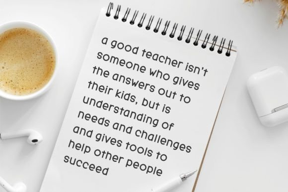 Kindness Teacher Font - Preview 1