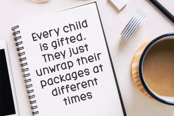Kindness Teacher Font - Preview 3