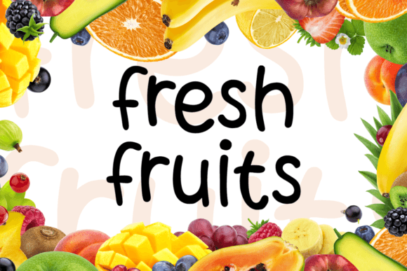 Lemon Quince Font PNG with transparent background - Preview 2