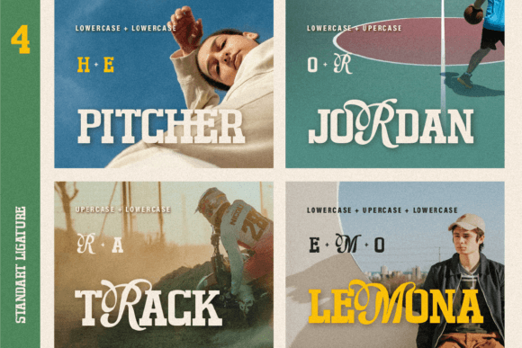 Lemona Font PNG with transparent background - Preview 5