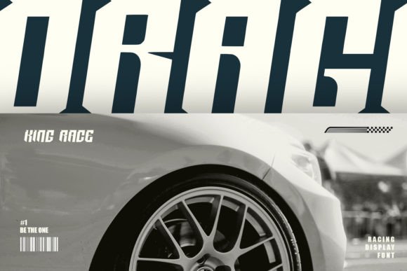 More Speed Font PNG with transparent background - Preview 1