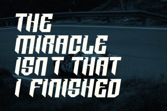 More Speed Font PNG with transparent background - Preview 3
