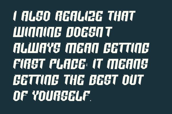 More Speed Font PNG with transparent background - Preview 5