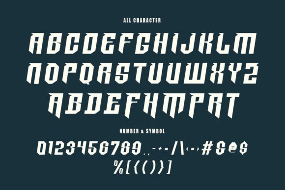More Speed Font PNG with transparent background - Preview 6