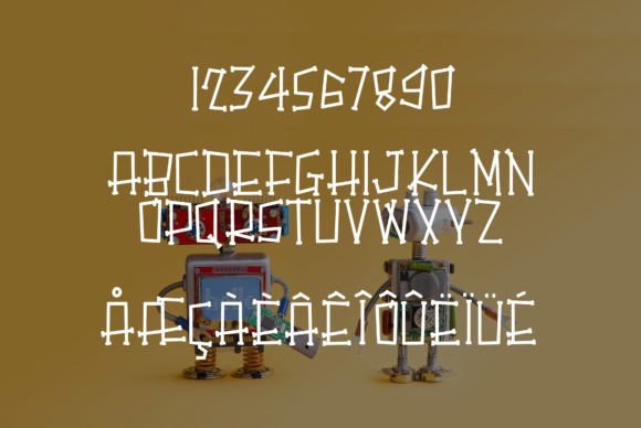 Robot Love Font font preview - 1