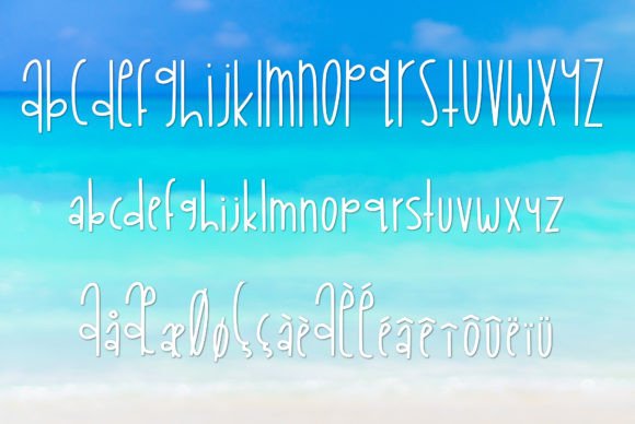 Sandcastles Font PNG with transparent background - Preview 1