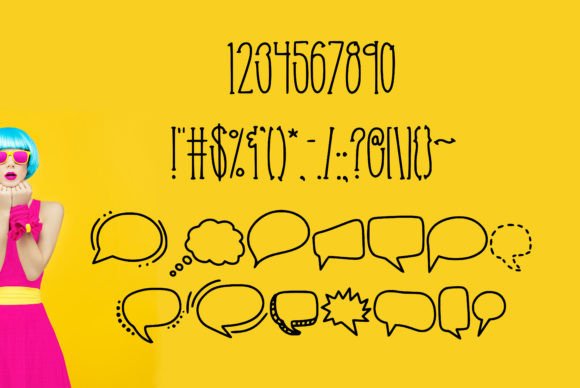 Say What?! Font PNG with transparent background - Preview 2