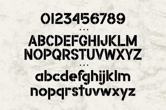 Seashore Font PNG with transparent background - Preview 1