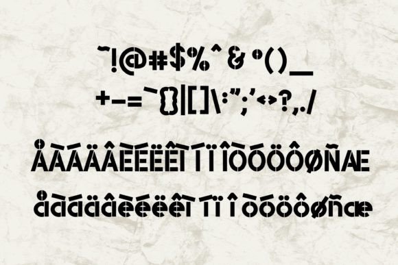Seashore Font PNG with transparent background - Preview 2
