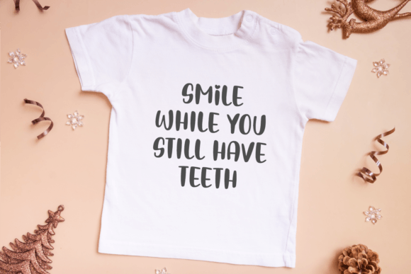 Smile More Font PNG with transparent background - Preview 2