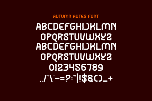 Autumn Autes Font - Preview 4