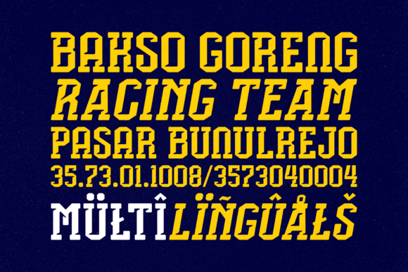 Bagor Bunul Font PNG with transparent background - Preview 4