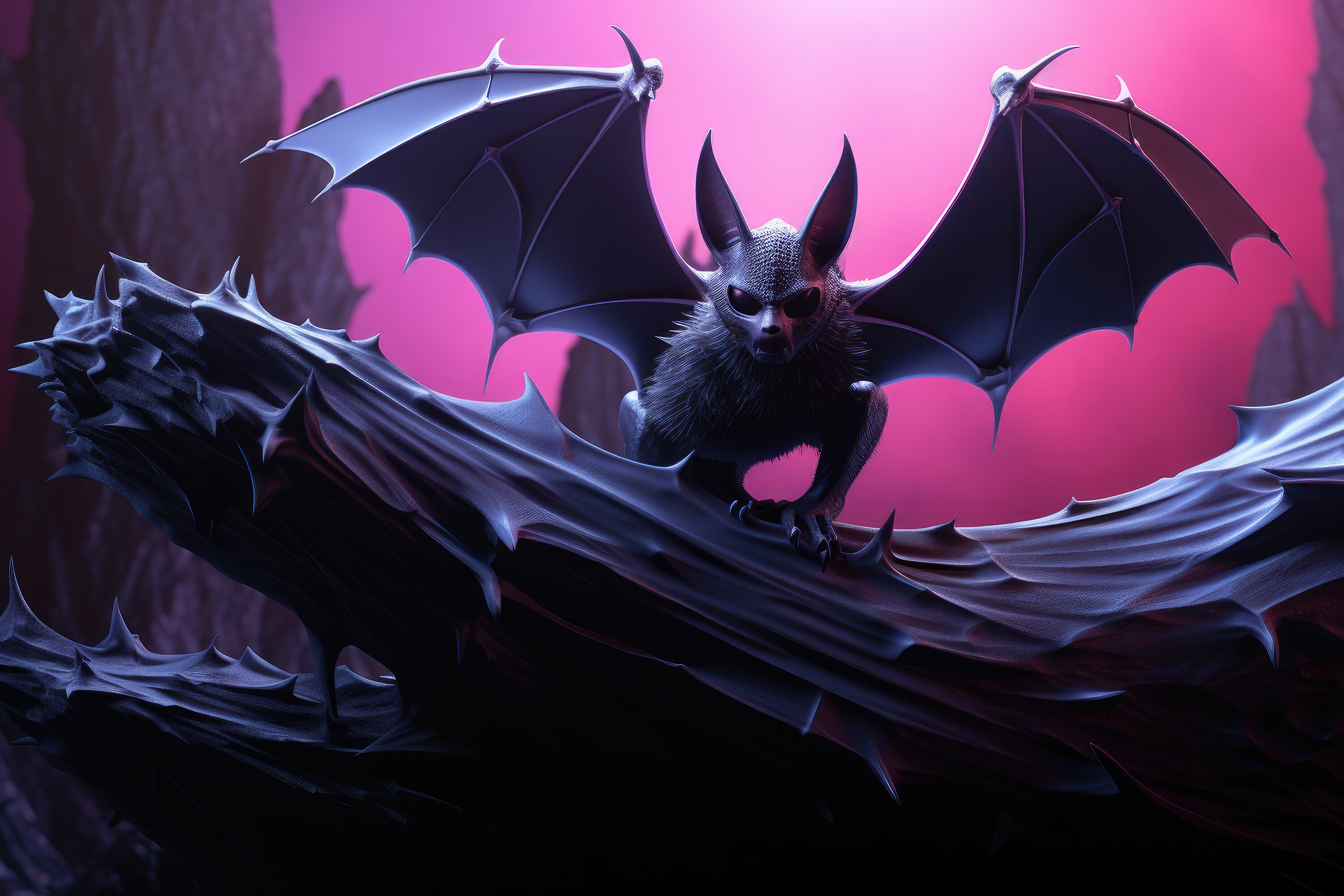 Bat Background Graphic by Creative World · Creative Fabrica