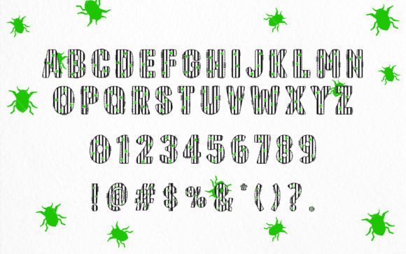 Beetle Army Font - Preview 1