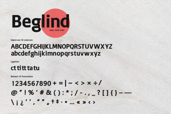 Beglind Font - Preview 5