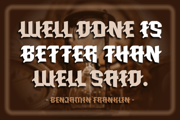 Bigger Dagger Font - Preview 1