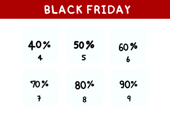 Black Friday Doodle Font - Preview 3