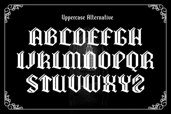 Black Miles Font PNG with transparent background - Preview 6