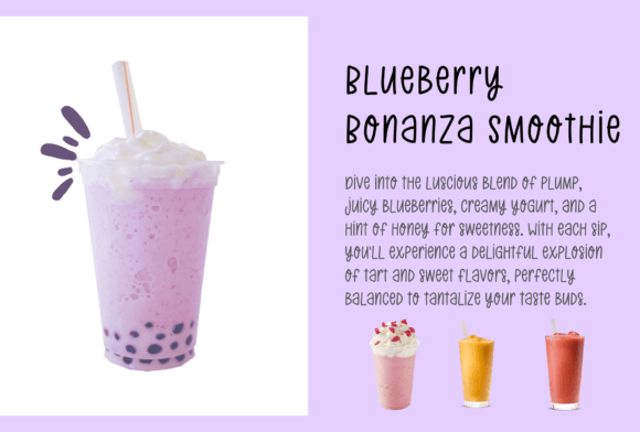 Blueberry Jam Font PNG with transparent background - Preview 5