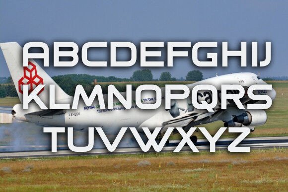 Boeing Font - Preview 3