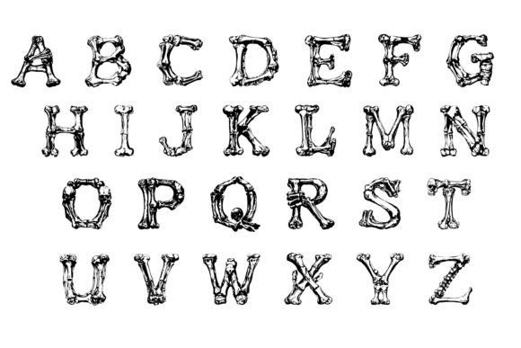 Bonescript Font - Preview 1