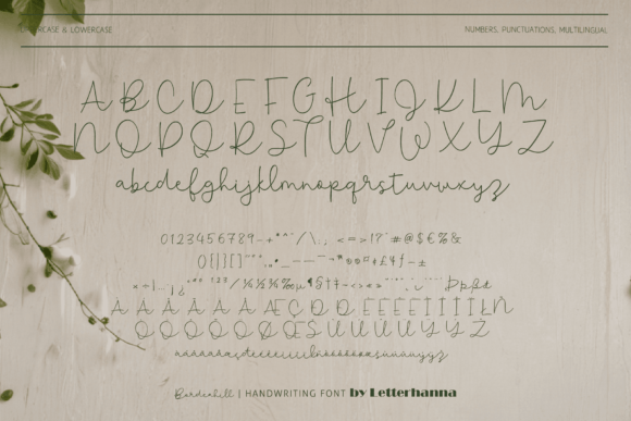 Bordeahill Font - Preview 1
