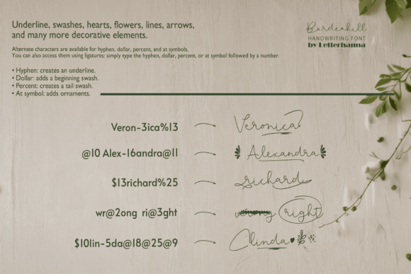 Bordeahill Font - Preview 2