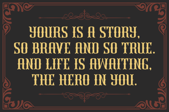 Brave Story Font - Preview 3
