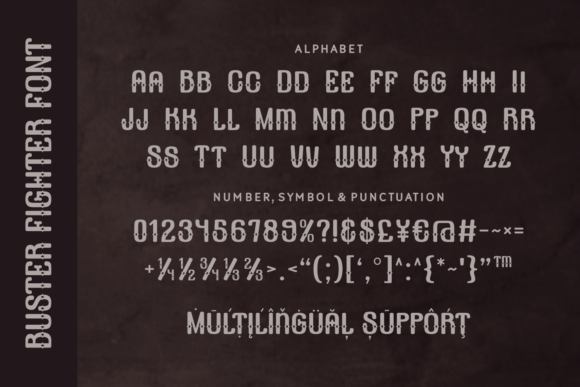Buster Fighter Font - Preview 3