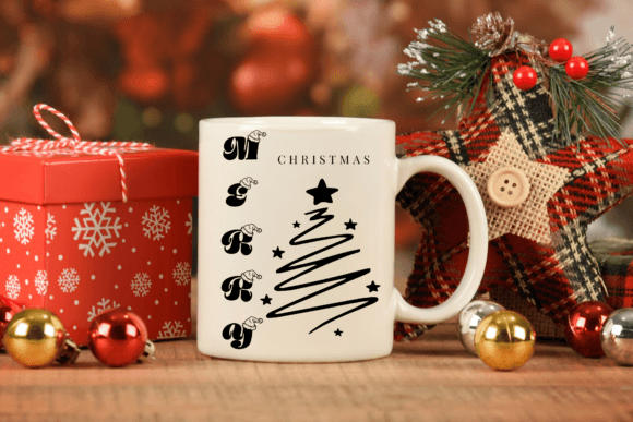 Christmas Hat Font - Preview 3